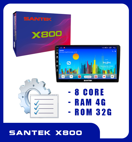 Santek X800 10 inch