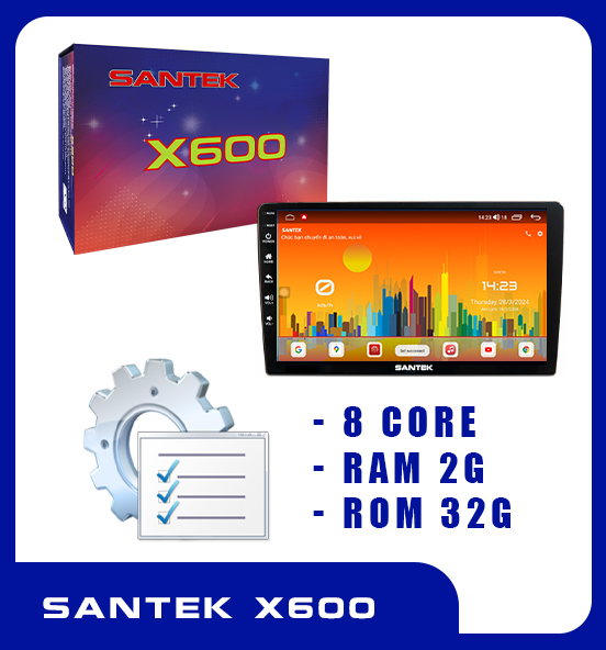 Santek X600 9 inch